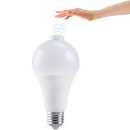 12W PIR Motion Sensor LED Bulb – E27, IP42, Outdoor Wall Lamp with Human Induction, Dusk-to-Dawn Night and Porch Light image