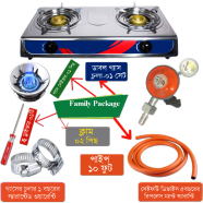 IGT Gas Safety Regulator with Double Stove for Happy Home Family Package image