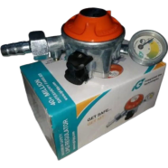 IGT LPG Safety Device With Meter Regulator (22 MM) With 6Feet Gas Hose Pipe and 2Piece Clam 1Pcs Screwdriver (5 in One Package) image