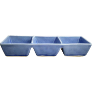 IHW Ceramic Divider sauce bowl Blue image