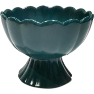 IHW Ceramic Ice Cream cups Retro Petal Shaped Blue image