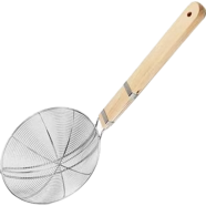 IHW Commercial Stainless Steel Strainer with Wooden Handle - BW1222 - DW15060 icon