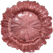 IHW Glass Plate In All Copper 33x2.5cm 1 Pcs image