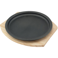 IHW Sizzling Dish with Wooden Stand 20 cm image