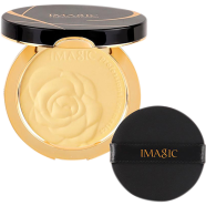 IMAGIC Oil Control Makeup Powder Moisturizing Brightening Press Powder Nature Light Waterproof Lasting Setting Loose Powder-#1383-BANANA image