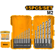 INGCO AKDL51502 HSS M2 Drill Bits Set 15 Pcs icon