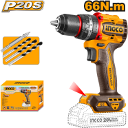INGCO Brushless Cordless Impact Drill image