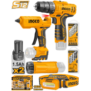 INGCO COSLI22121 Cordless 4 Pcs Combo Kit image
