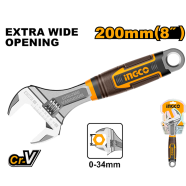 INGCO HADW131088 Adjustable Wrench 8 Inch image