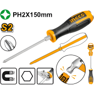 INGCO HGTS68PH2150 Phillips Go-Through Screwdriver image