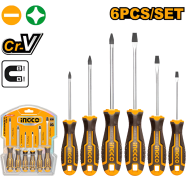 INGCO HKSD0628 Screwdriver Set 6 Pcs image