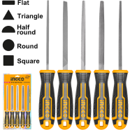 INGCO HKTFS0508 Steel File Set 5 Pcs image
