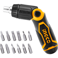 INGCO Ratchet Screwdriver Set 13 in 1 image