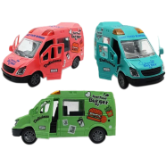 Ice Cream, BBQ, Burger Food Car Inertial Fun Selling Car Toys For Kids Gift (spring_car_jw567_m1) icon