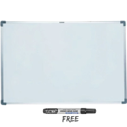 Iconic High Quality White Board 12x18 Inch With White Board Marker Pen Free icon