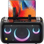Ikarao Xtreme Break X1 All in One Portable Karaoke Speaker With Built-In 13 Inch Tablet And Wireless Microphone image
