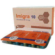 Imigra 10 mg Capsule 10'S Strip image
