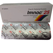 Imnoc 25 mg Tablet 10's Strip image