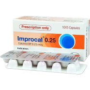 Improcal 0.25 Mcg Capsule 10's Strip image