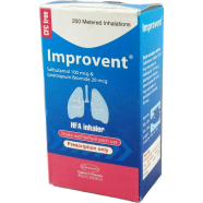 Improvent (100 Mcg, 20 Mcg)/Puff Inhaler-200 Metered Inhalations image