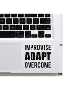 DDecorator Improvise and Overcome Laptop Sticker - (LS130)