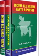 Income Tax Manual (2025-26) - 1st And 2nd Part image