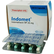Indomet 25 mg Capsule 10's Strip image