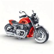 Inertia Motorcycle Toy Vehicle Anti-Fall and Durable Realistic Model Yellow Blue and Red image