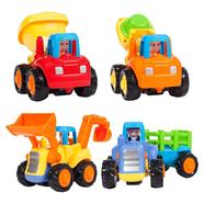 Inertia engineering vehicle 4 ASST. Construction Dump Truck Vehicle Set image