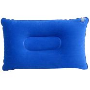 Inflatable Soft Head Travelling And Camping Pillow ,Easy to Use, Portable Comfort And Ultimate Style And Elegant Design (pillow3_1pc_blue) Blue - 1Pcs image