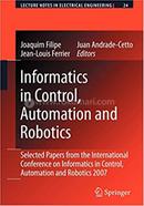 Informatics in Control, Automation and Robotics - Lecture Notes in Electrical Engineering: 24 image