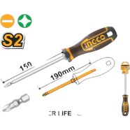 Ingco 2 In 1 Screwdriver Set image