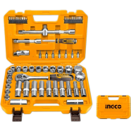 Ingco CR V Steel 1 2 Inch Socket Set 62Pcs image