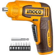 Ingco Cordless Screwdriver 4v 4nm 9pcs Set P5c20 image