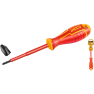 Ingco Cr V Insulated Screwdriver PH2 100mm image