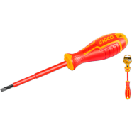 Ingco Cr V Insulated Screwdriver SL4.0×100mm image
