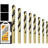 Ingco HSS Twist Drill Bits Set 8Pcs image