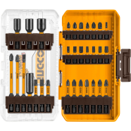 Ingco Impact Driver Bit Set With Holder S2 Steel 31Pcs image