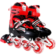 Inline Roller Skates Shoes Red And Black image