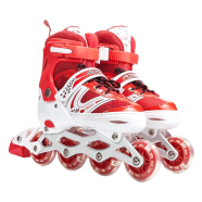 Inline Roller Skates Shoes Red And White -1 Pair- (38-41) icon