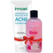 Innsaei Acne Foam 150ml And Skino Rose Shower Gel 220ml image