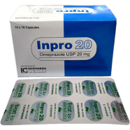 Inpro 20 Mg Capsule 10's Strip image