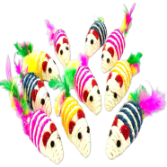 Interactive Catch Play Teaser Mouse Toy for Cats and Kittens image