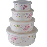 Italiano Curry Bowl Set Camellia 4Pcs - 920943 icon