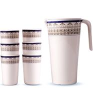 Italiano Lovely Smart Jug Set 7 Pcs - Violet - 859893