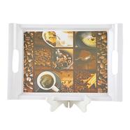 Italiano Melamine Cafe Rectangular Handle Tray 18inch - 92411 icon