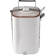 Italiano Square Tiffin Carrier 4 Bati - 919409