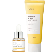 Iunik Propolis Edition Skincare Set(Propolis Vitamin Sleeping Mask 60 ml and Serum 15 ml) image