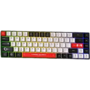 JEDEL KL68 61 KEY WIRED MECHANICAL KEYBOARD WITH 10 RAINBOW LIGHTING MODES image