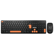 JEDEL WS750 Dual Mode Chocolate Slim Keybaord Mouse Combo image